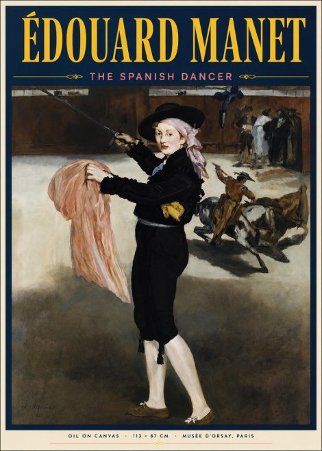 Édouard Manet The Little Bullfighter No4 - Poster