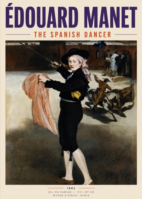 Édouard Manet The Little Bullfighter No5 - Poster