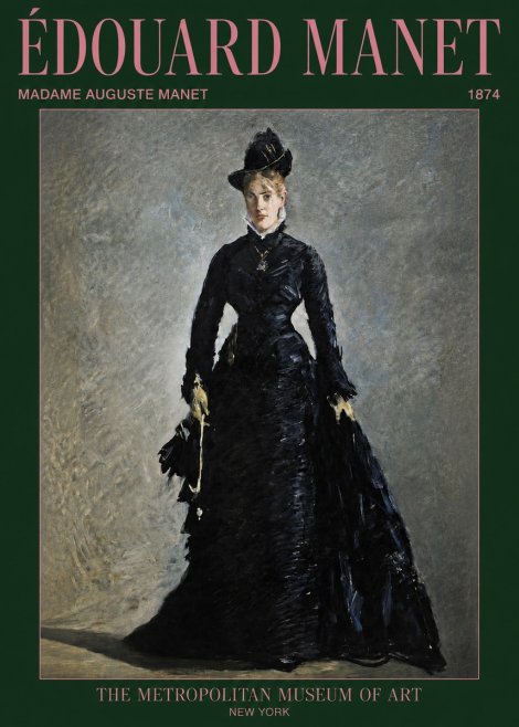 Édouard Manet Madame Auguste Manet No3 - Poster