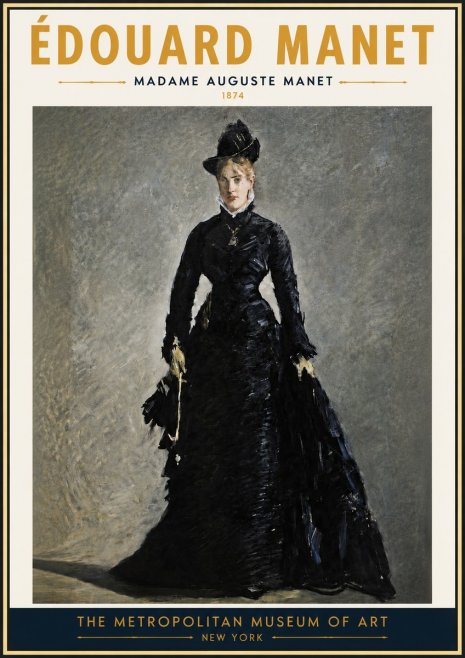Édouard Manet Madame Auguste Manet No4 - Poster