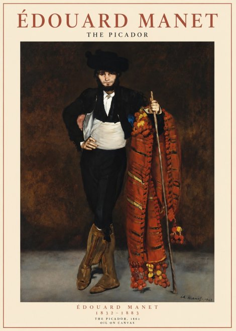 Édouard Manet The Picador No1 - Poster