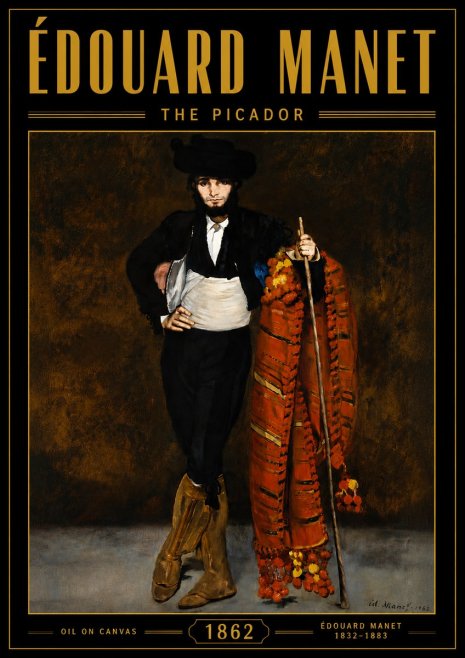 Édouard Manet The Picador No6 - Poster