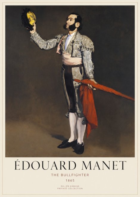 Édouard Manet The Bullfighter No6 - Poster