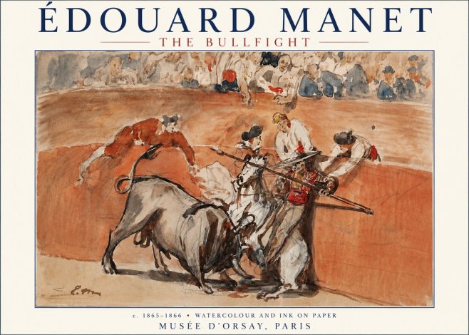 Édouard Manet The Bullfight I No3 - Poster