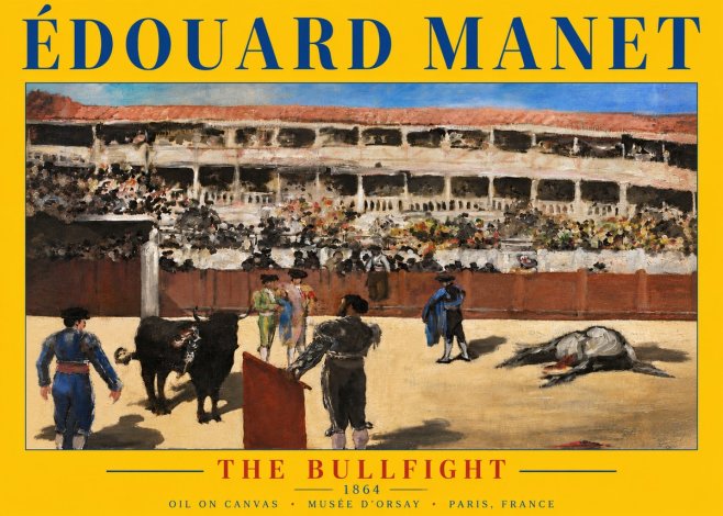 Édouard Manet The Bullfight II No5 - Poster