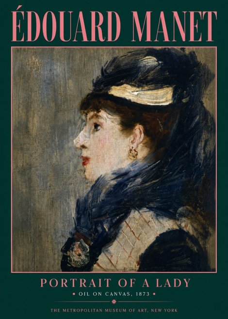 Édouard Manet Portrait of a Lady No6 - Poster