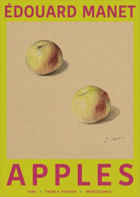 Édouard Manet Apples No2 - Poster