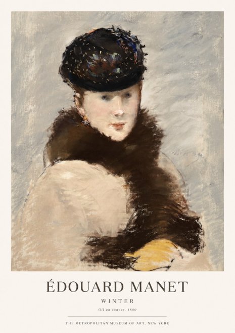 Édouard Manet Winter No1 - Poster