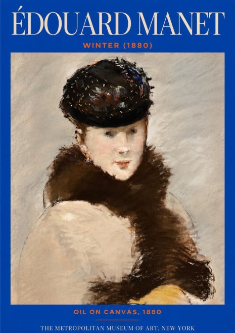 Édouard Manet Winter No2 - Poster