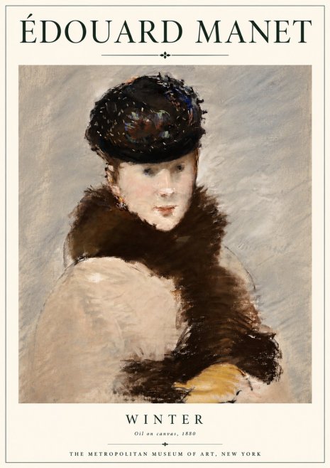 Édouard Manet Winter No4 - Poster