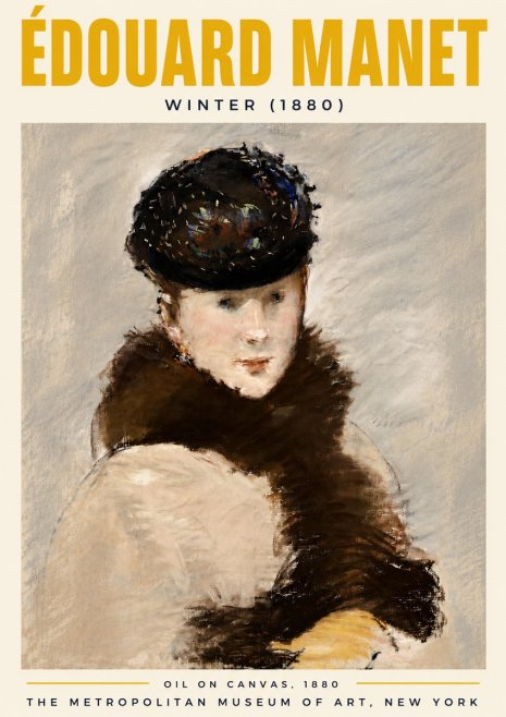 Édouard Manet Winter No6 - Poster