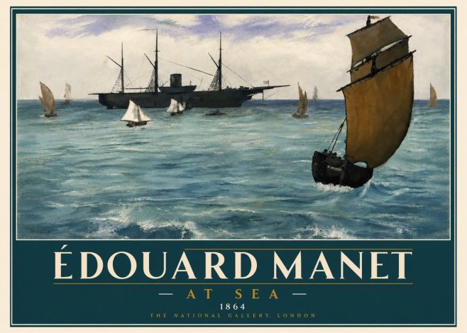 Édouard Manet At Sea No6 - Poster