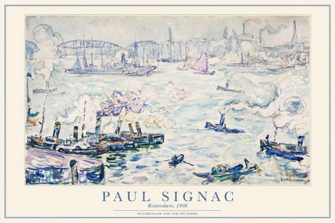 Signac Rotterdam, 1908 No1 - Poster