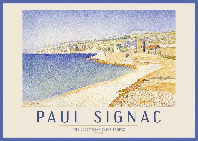 Signac The Coast Near Saint-tropez No4 - Poster