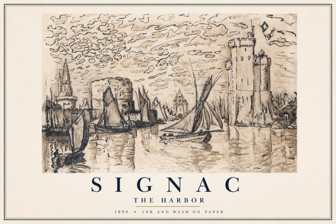 Signac The Harbor II No1 - Poster
