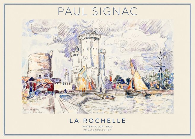 Signac La Rochelle III No1 - Poster
