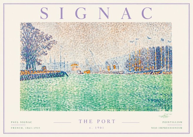 Signac The Port II No6 - Poster
