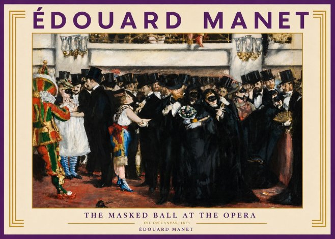 Édouard Manet The Masked Ball at the Opera No3 - Poster