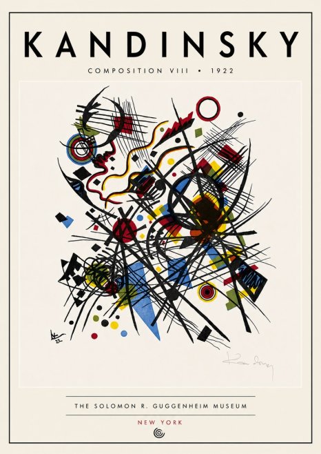 Kandinsky Composition Viii No6 - Poster