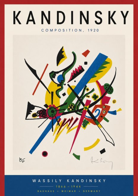 Kandinsky Composition, 1920 No6 - Poster