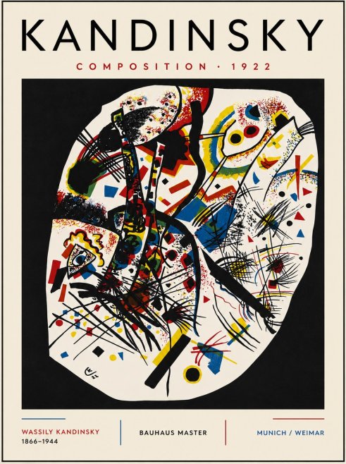 Kandinsky Composition 1922 No6 - Poster