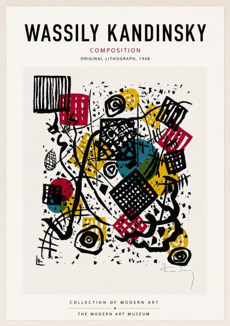 Kandinsky Composition IV No6 - Poster