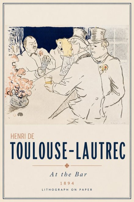 Toulouse-Lautrec At the Bar No3 - Poster