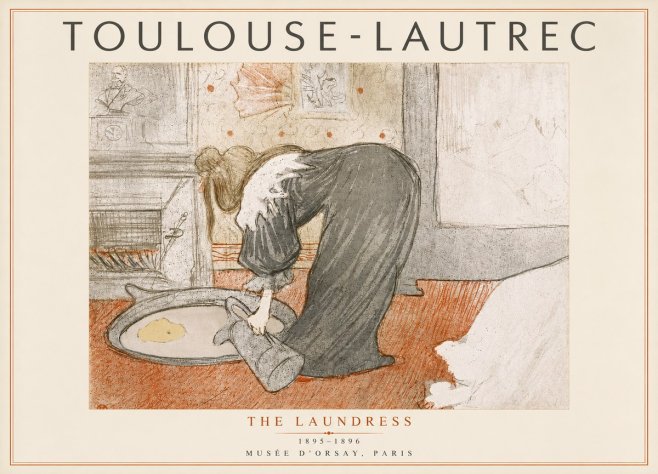 Toulouse-Lautrec The Laundress No5 - Poster