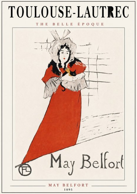 Toulouse-Lautrec May Belfort No2 - Poster