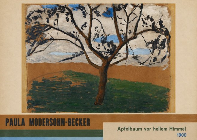 Paula Modersohn-Becker Apfelbaum Vor Hellem Himmel No4 - Poster