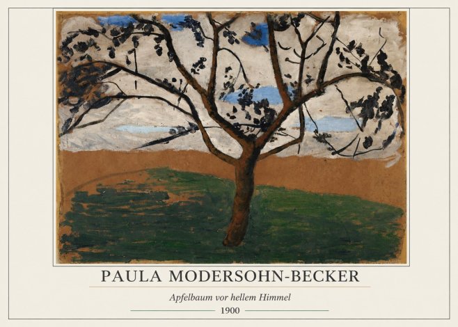 Paula Modersohn-Becker Apfelbaum Vor Hellem Himmel No5 - Poster