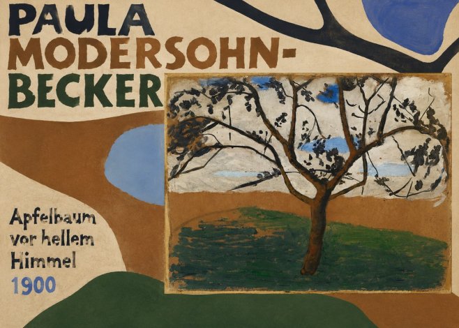 Paula Modersohn-Becker Apfelbaum Vor Hellem Himmel No6 - Poster