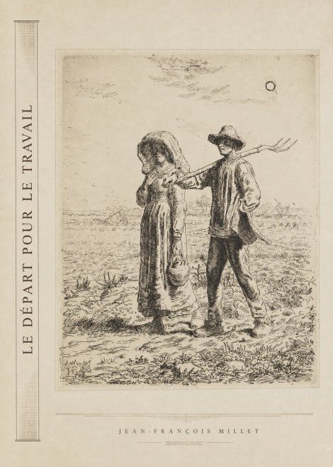 Jean-François Millet Le Départ Pour Le Travail II No2 - Poster