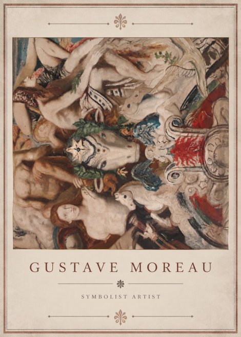 Gustave Moreau Mythological Composition No2 - Poster