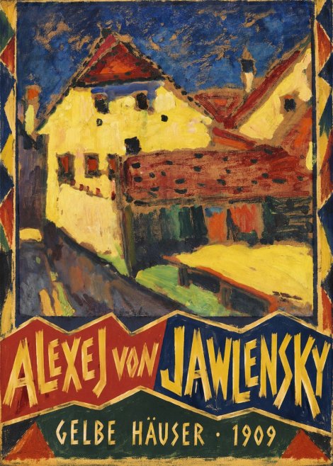 Alexej von Jawlensky Gelbe Häuser No5 - Poster