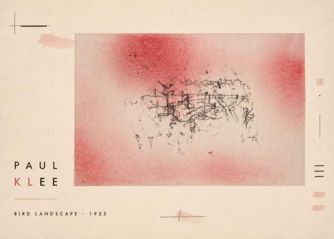 Paul Klee Bird Landscape No2 - Poster