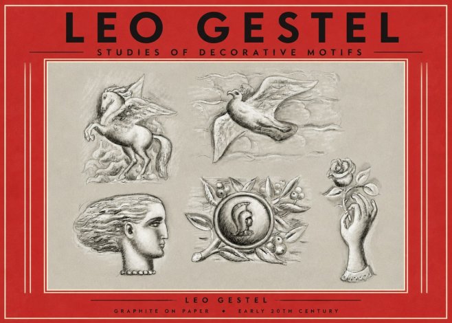 Leo Gestel Studies of Decorative Motifs No4 - Poster