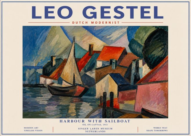 Leo Gestel The Quiet Moment No3 - Poster