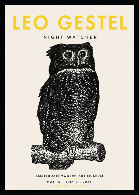 Leo Gestel Night Watcher No6 - Poster