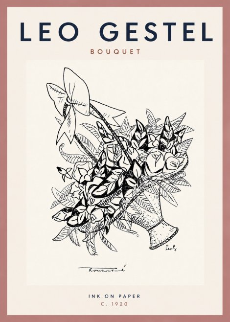 Leo Gestel Bouquet No3 - Poster