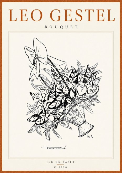 Leo Gestel Bouquet No6 - Poster