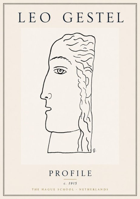 Leo Gestel Profile No6 - Poster