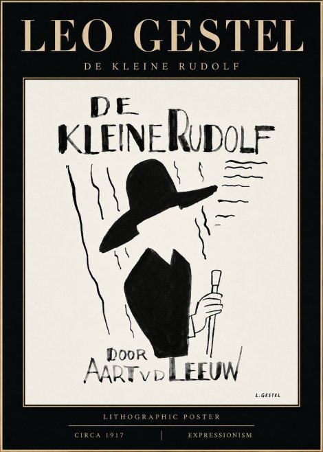 Leo Gestel De Kleine Rudolf No2 - Poster