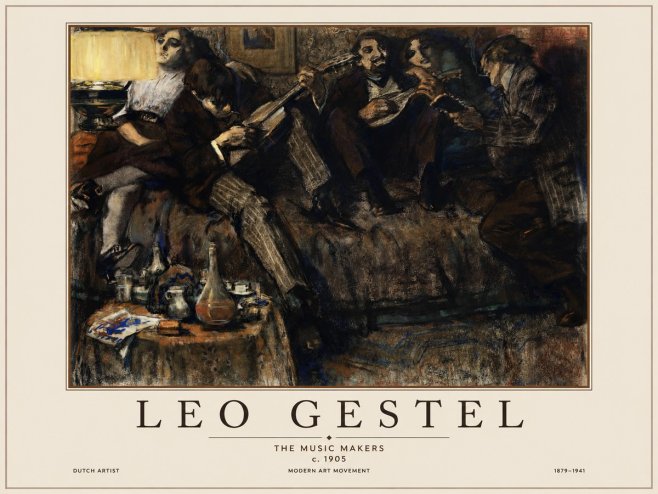 Leo Gestel The Music Makers No1 - Poster