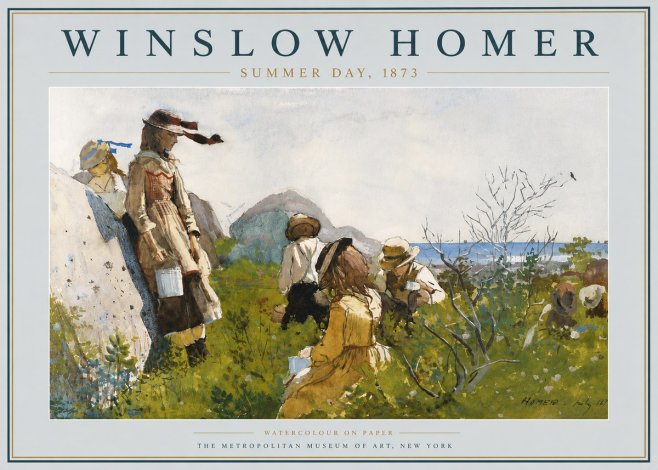 Winslow Homer Summer Day, 1873 No6 - Poster