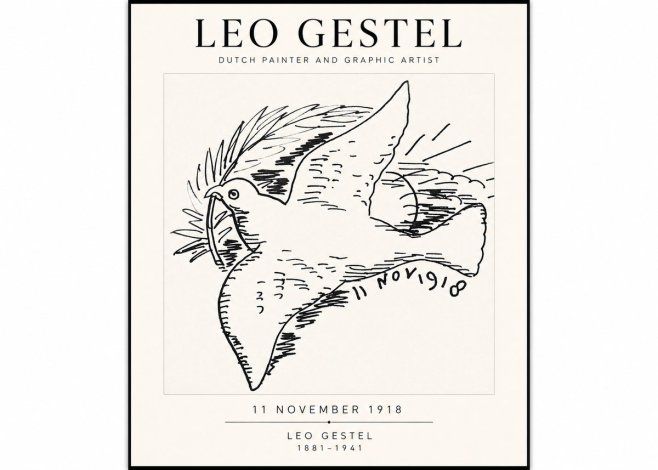 Leo Gestel 11 November 1918 No2 - Poster