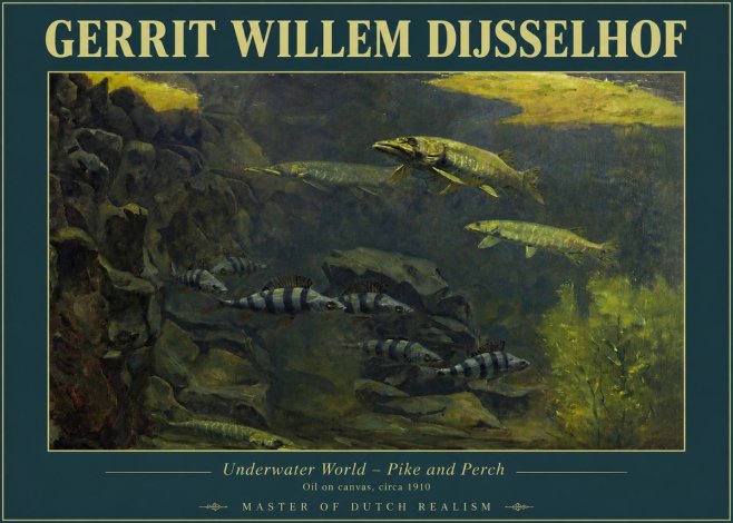 Gerrit Willem Dijsselhof Underwater Life No4 - Poster