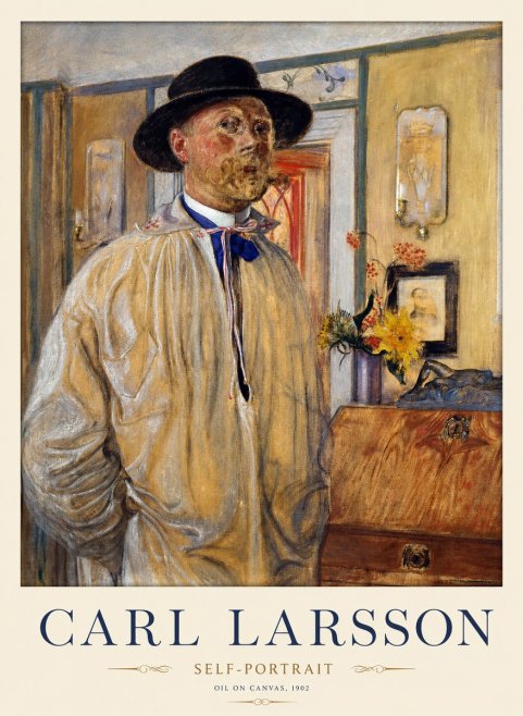 Carl Larsson Self-portrait No2 - Poster