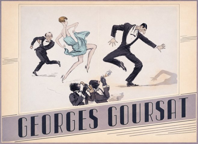 Georges Goursat Jazz Age Revelry No4 - Poster