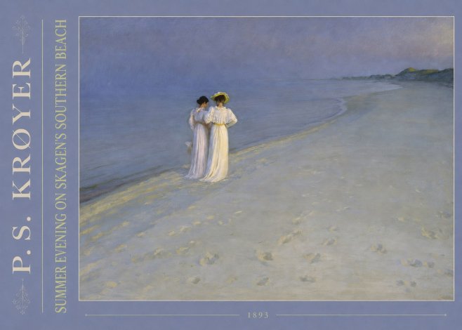 P.S. Krøyer Summer Evening on Skagen's Southern Beach No4 - Poster